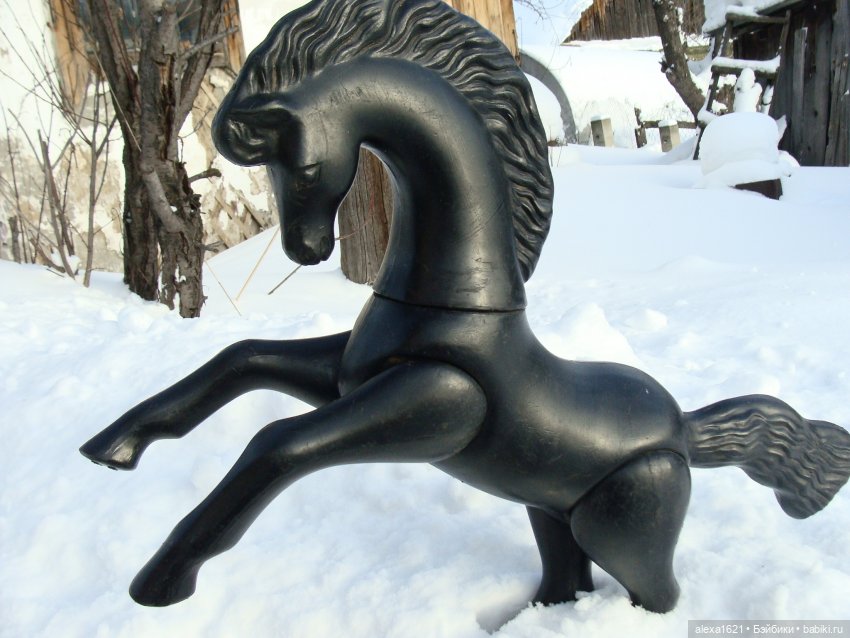 Год лошади — Игрушки СССР и советского детства: резиновые (фото 5)