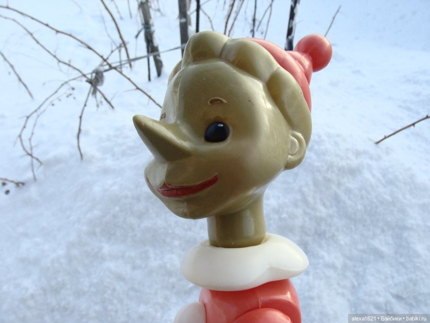 Буратино — Игрушки СССР и советского детства: резиновые