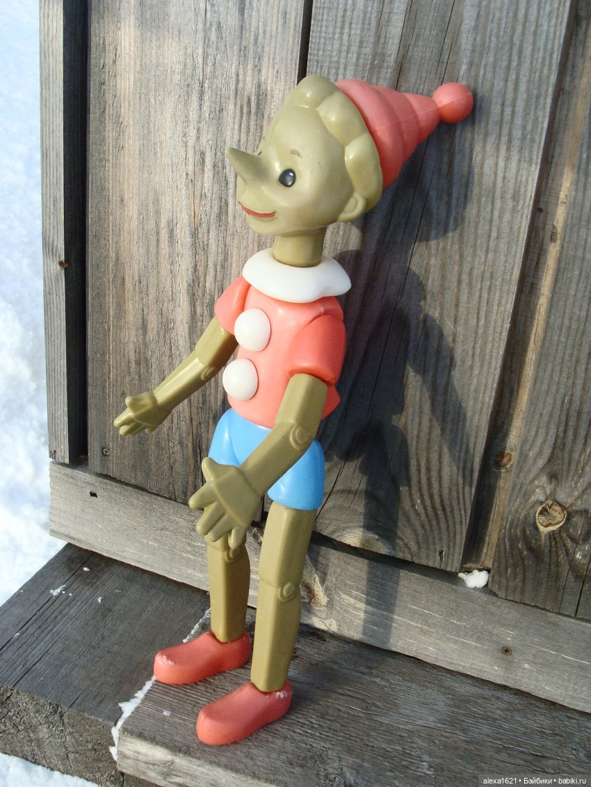Буратино — Игрушки СССР и советского детства: резиновые
