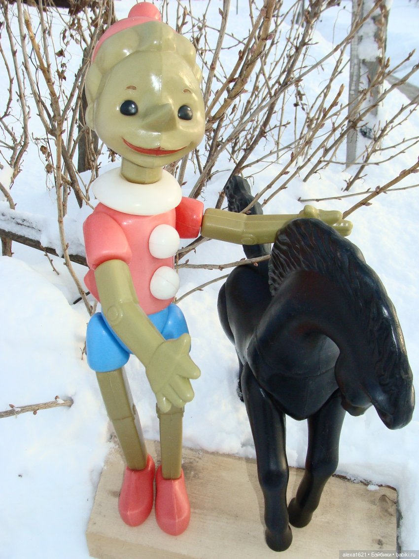 Буратино — Игрушки СССР и советского детства: резиновые