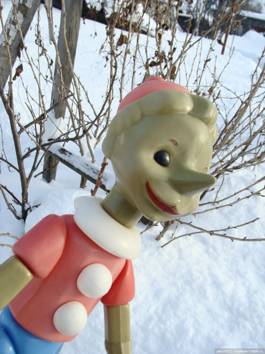 Буратино — Игрушки СССР и советского детства: резиновые (фото 7)