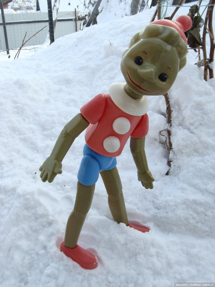 Буратино — Игрушки СССР и советского детства: резиновые (фото 3)