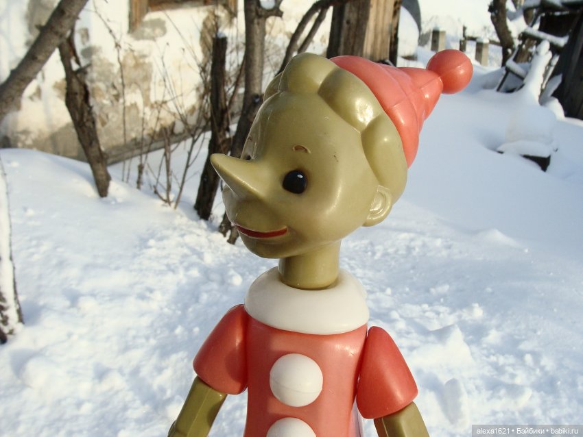 Буратино — Игрушки СССР и советского детства: резиновые