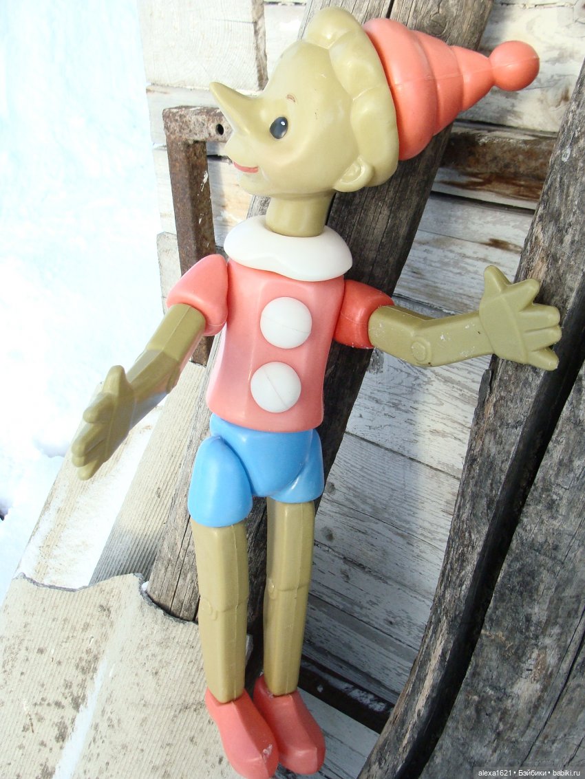 Буратино — Игрушки СССР и советского детства: резиновые