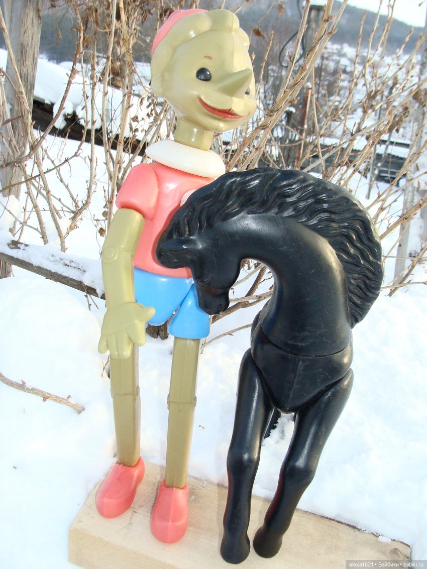 Буратино — Игрушки СССР и советского детства: резиновые