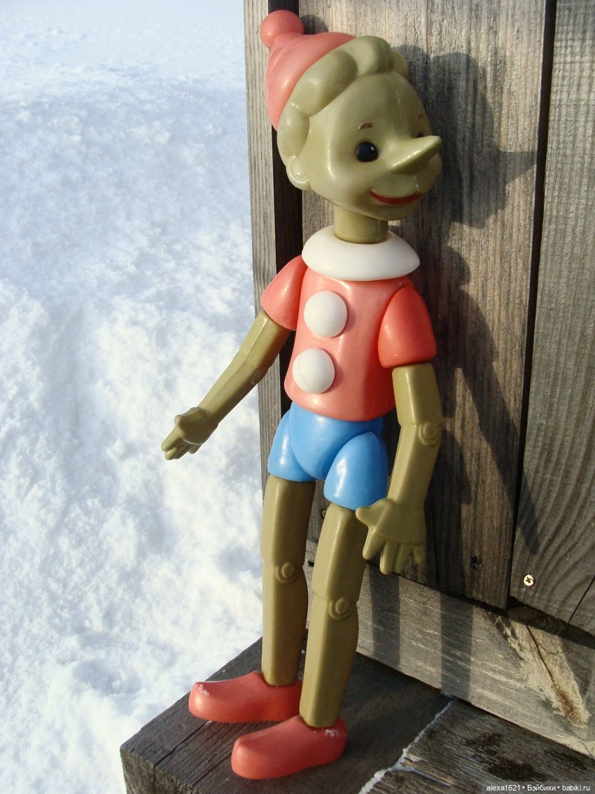 Буратино — Игрушки СССР и советского детства: резиновые