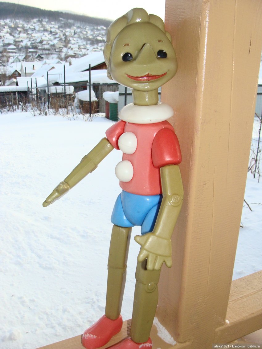 Буратино — Игрушки СССР и советского детства: резиновые (фото 5)