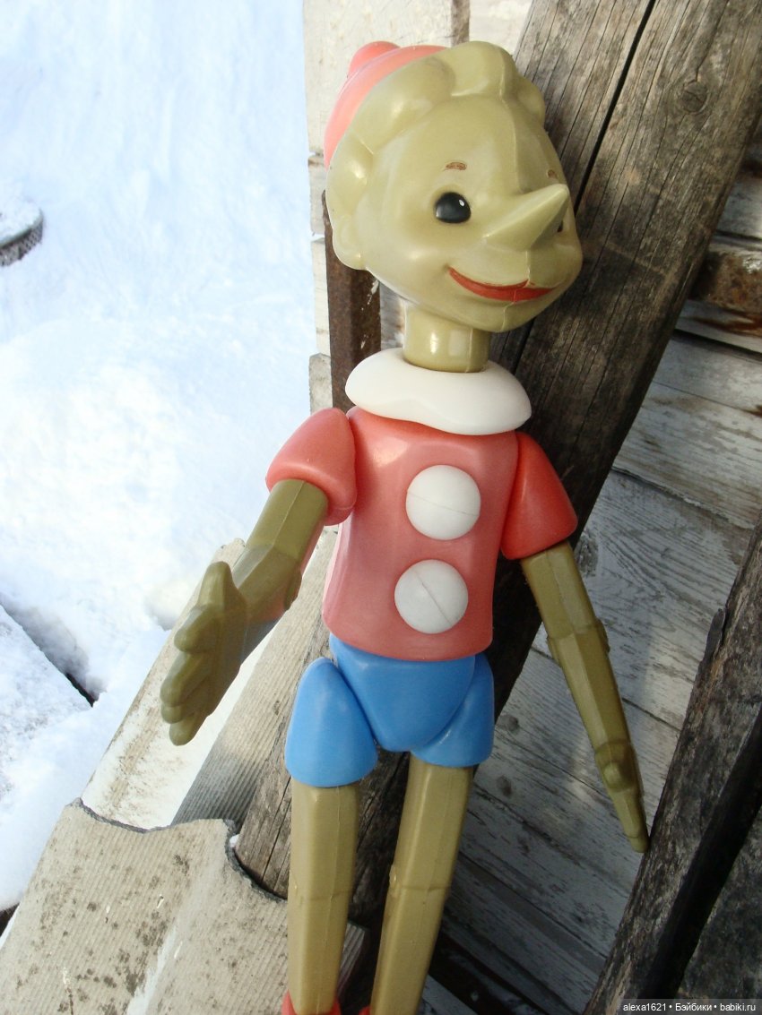 Буратино — Игрушки СССР и советского детства: резиновые (фото 10)