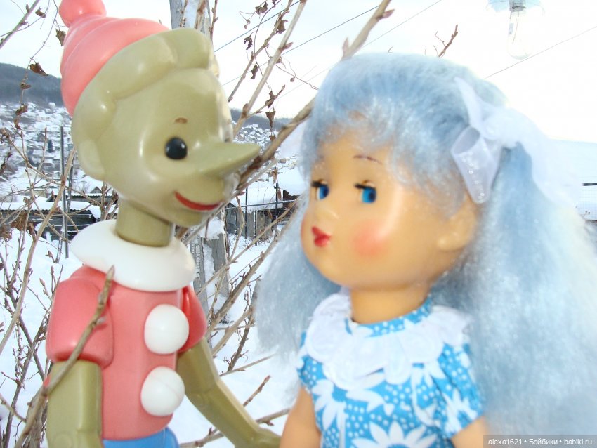 Буратино — Игрушки СССР и советского детства: резиновые