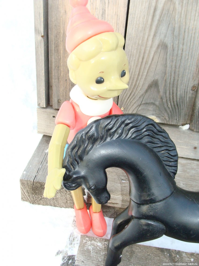 Буратино — Игрушки СССР и советского детства: резиновые