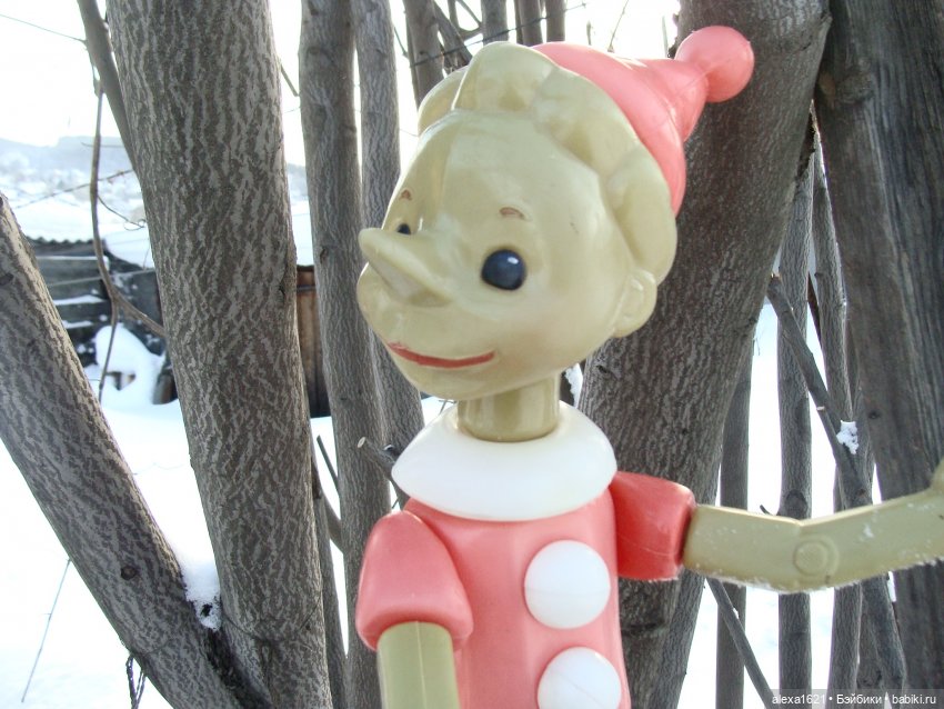 Буратино — Игрушки СССР и советского детства: резиновые (фото 9)