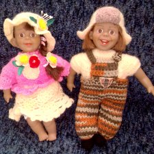 Винтажные характерные куклы