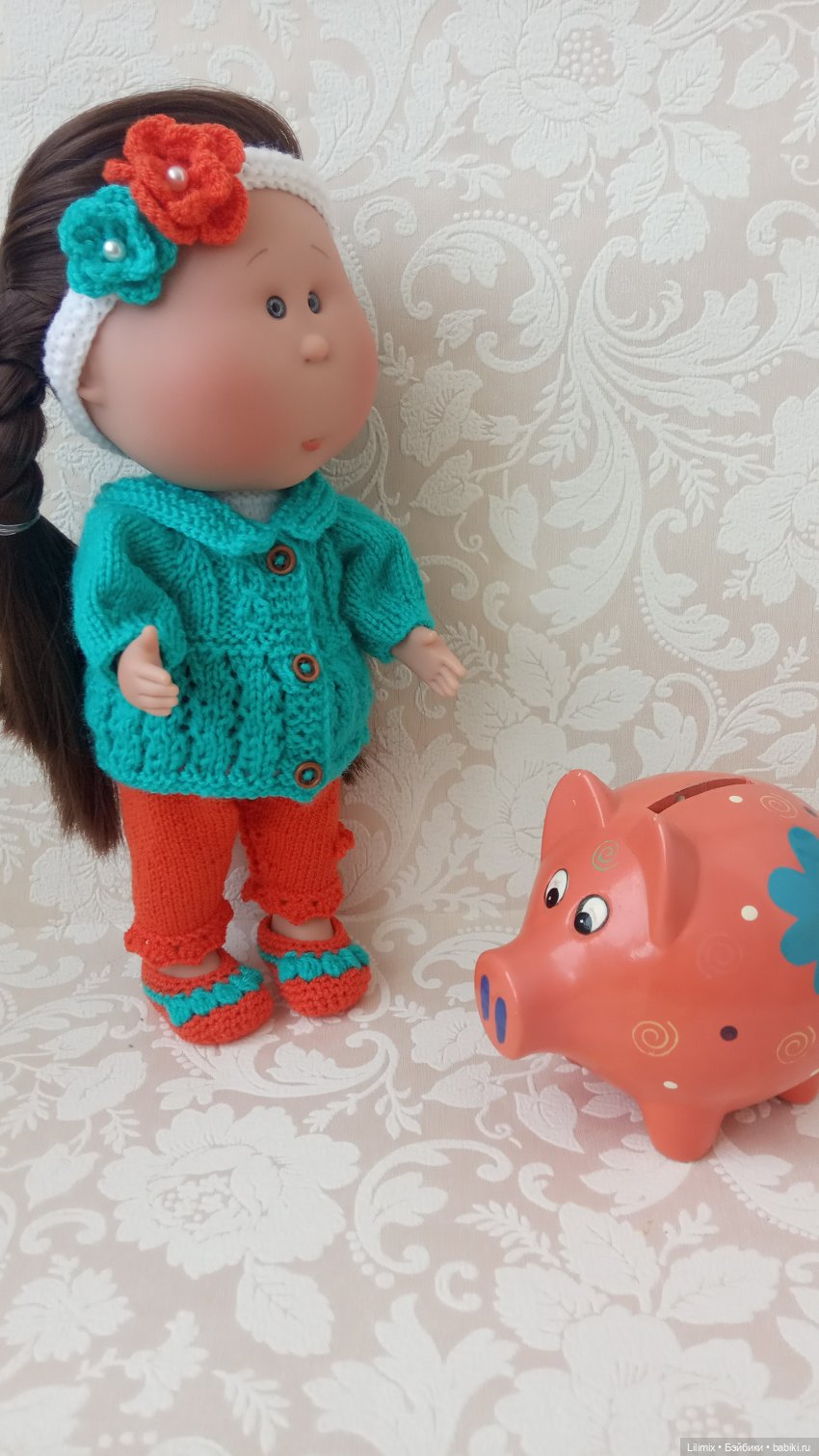 Мия и копилка свинка — Испанские куклы (разное): Vestida de Azul (фото 3)