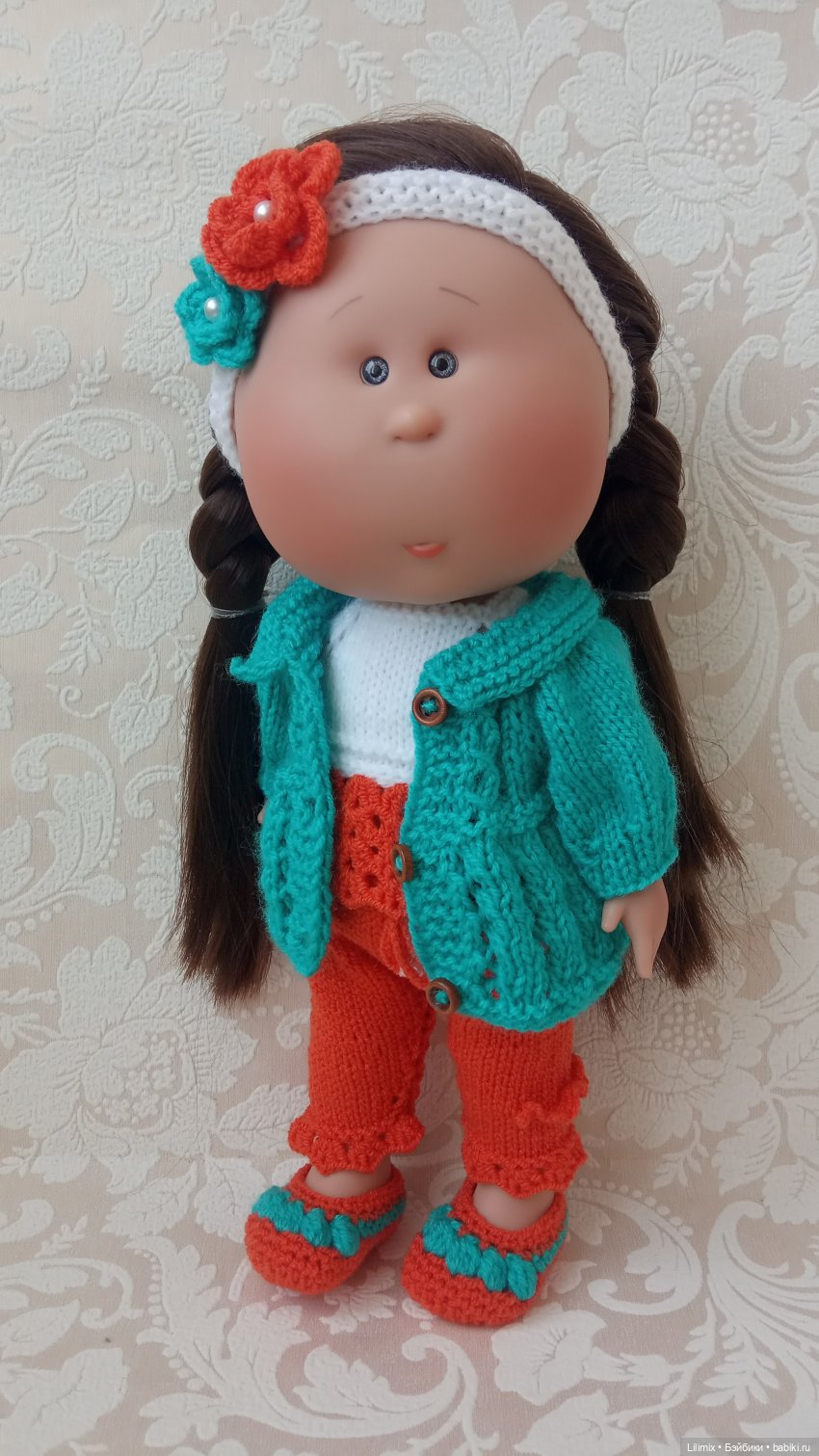 Мия и копилка свинка — Испанские куклы (разное): Vestida de Azul