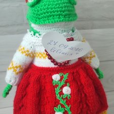 Игрушка вязаная,, Лягушка царевна "