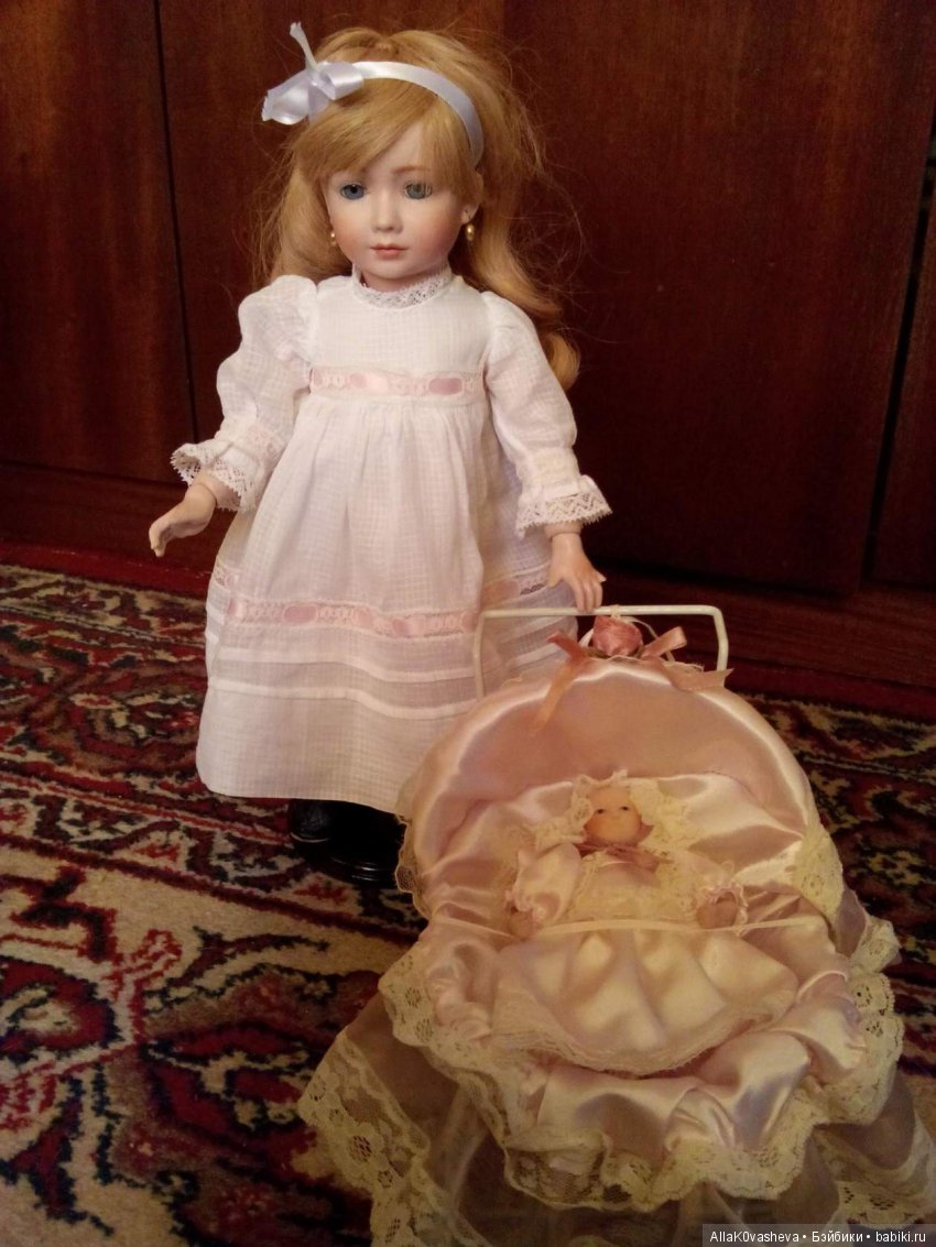 Реплика антикварной куклы Бруно Шмидт, автор Кони Линч.