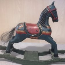 Реплика антикварной лошадки