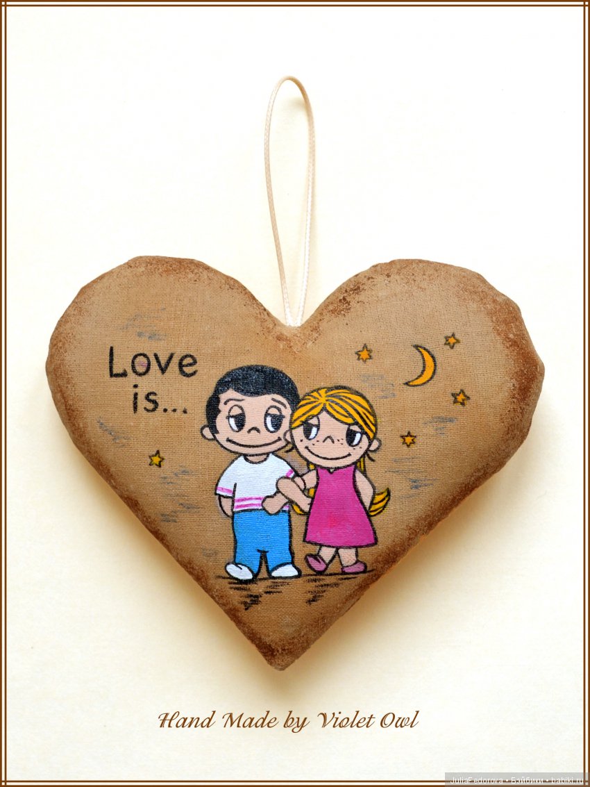 Кофейное сердце "Love is..." Кофейное сердце "Love is..."