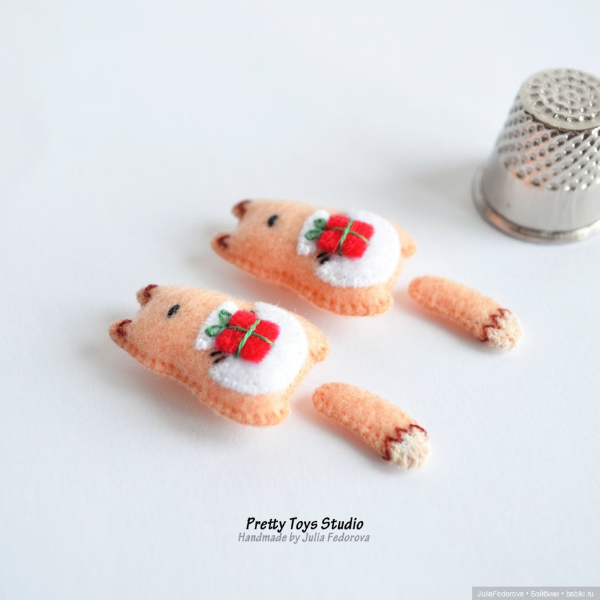 Pretty Toys Studio Handmade by Julia Fedorova Миниатюра для кукол Кукольная миниатюра Миниатюрные животные ручной работы