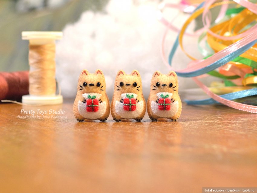 Pretty Toys Studio Handmade by Julia Fedorova Миниатюра для кукол Кукольная миниатюра Миниатюрные животные ручной работы