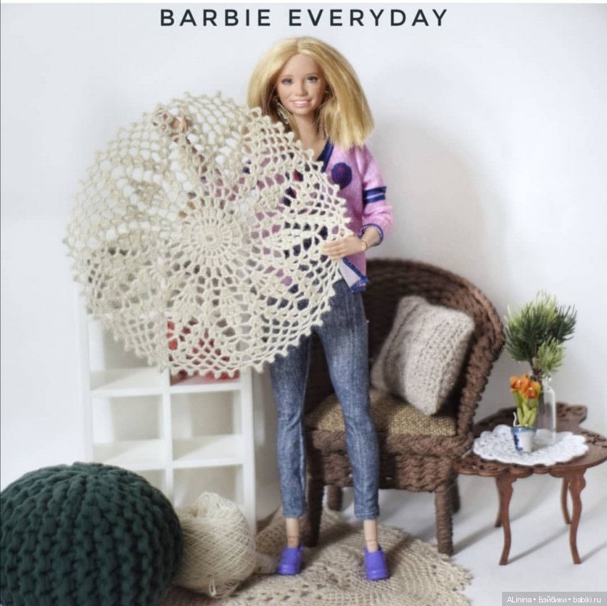 Интерьерные корзины и салфетки (фото 9)