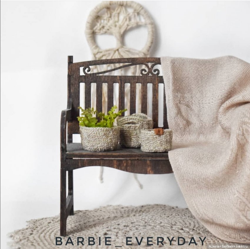 Интерьерные корзины и салфетки