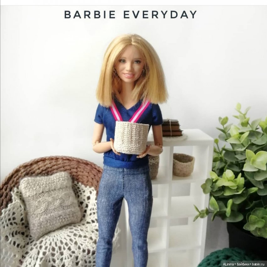 Интерьерные корзины и салфетки (фото 8)