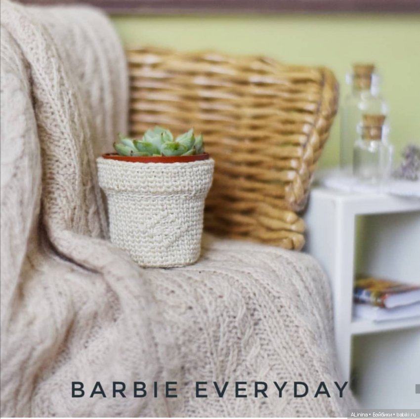 Интерьерные корзины и салфетки (фото 6)