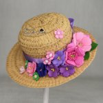 Шляпка на куклу Paola Reina.