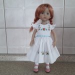 Нарядное платье для куколок Boneka и Хайди Плюсцок 26 см.от Мастера-Татьяны,Ilta.