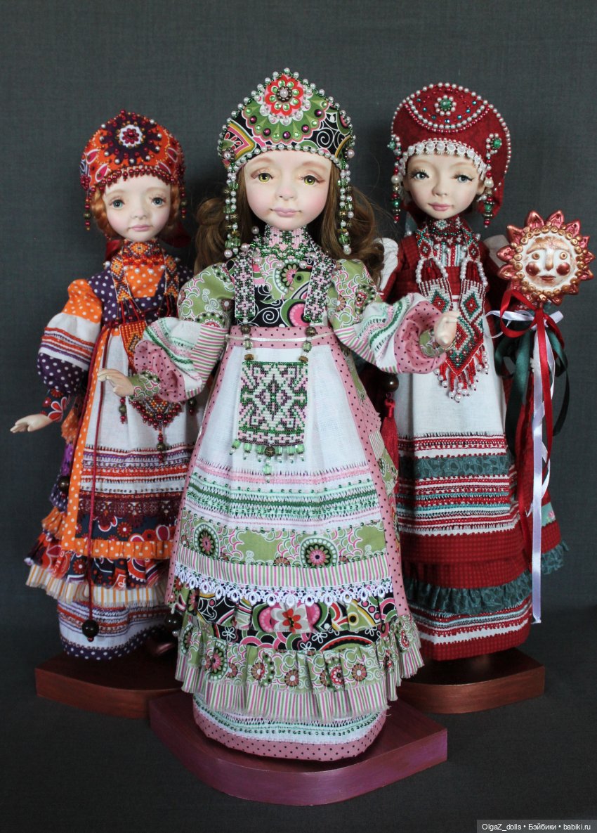 Русские мотивы | Бэйбики Русские мотивы — Лепка авторских кукол: полимерная глина (фото 3)
