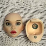 Голова April с мейком без глаз