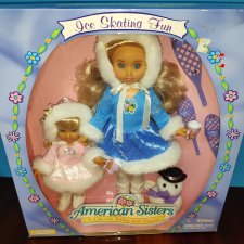 Куклы для фигурного катания American Sisters 12 и 8 дюймов.