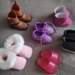 Оригинальная обувь для кукол Gotz