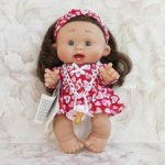 Пупс Nines D Onil кукла Pepotes "тыковка", шатенка, 26 см, №1