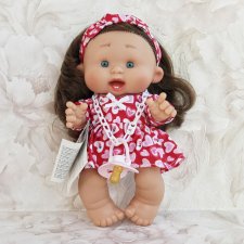 Пупс Nines D Onil кукла Pepotes "тыковка", шатенка, 26 см, №1