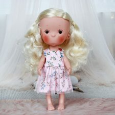 Llorens, Miss Minis, платиновая блондинка в платье, 26 см
