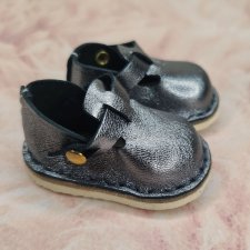 Туфли с ремешком для Paola Reina, темное серебро, № 7