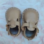 Туфли с ремешком для Paola Reina, бежевые, № 4