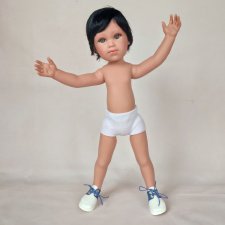 Llorens, большая артикуляционная кукла-мальчик в кедах, брюнет, 42 см