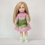 Lamagik кукла Нина блондинка, серые глаза, рост 42 см