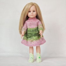 Lamagik кукла Нина блондинка, серые глаза, рост 42 см