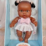 Paola Reina кукла пупс мулатка Эбе , 22 см, в дисплее