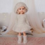 Вязаный комплект для Paola Reina 32 см, № 15