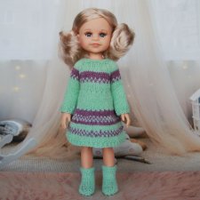 Комплект для Paola Reina 32 см, платье и сапожки, № 13