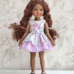 Комплект платье и туфельки для кукол Ruby Red, 37 см