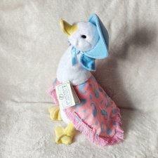 Мягкая игрушка, плюшевая утка Jemima Puddle-Duck Джемайна Уткинс, 29 см