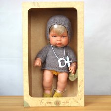 The Preppy and Endisa, кукла - пупс, Preppy Mini мальчик в сером, 28 см, 2