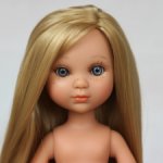 Berjuan кукла Ева блондинка, без одежды, 34 см, № 7