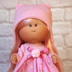 Nines D Onil кукла Mia Мия Speсial прямые розовые волосы, 30 см